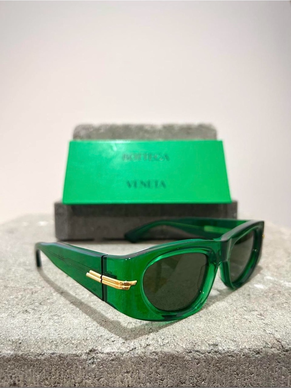 Bottega Veneta BV1144S Green Sunglasses